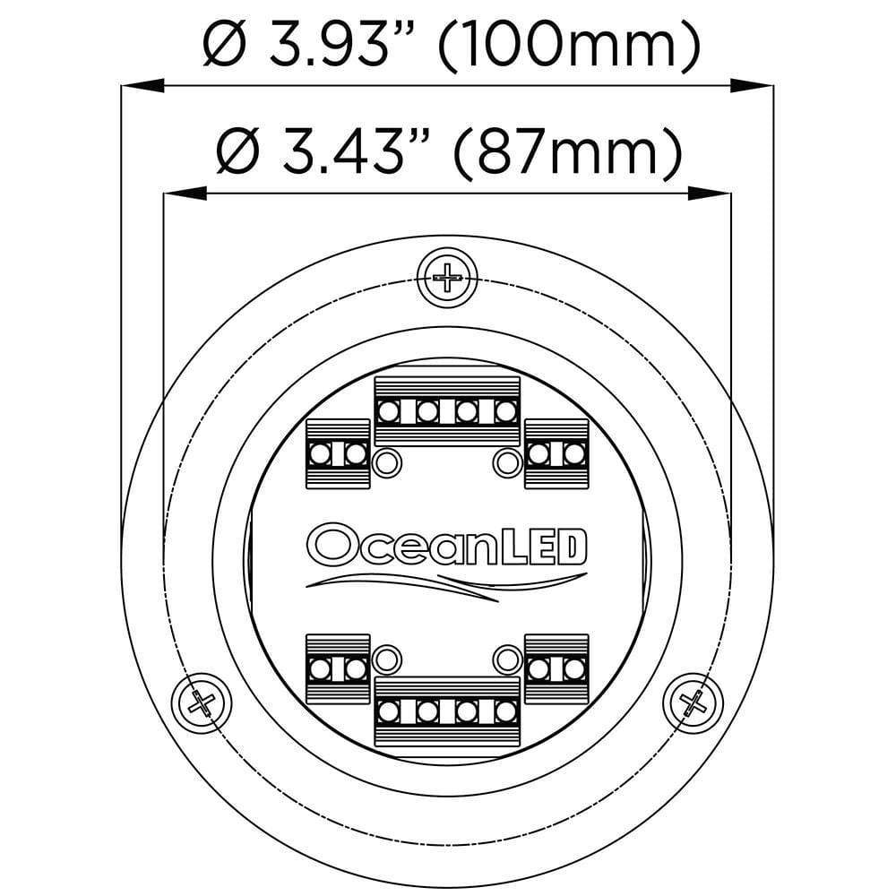 Ocean LED Qualifies for Free Shipping Ocean LED Sport S3116S Ultra-White Underwater Light #012102W
