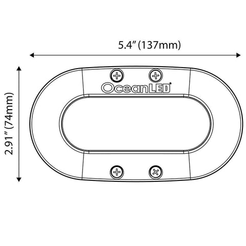 Ocean LED Qualifies for Free Shipping Ocean LED X-Series X4 White #012301W