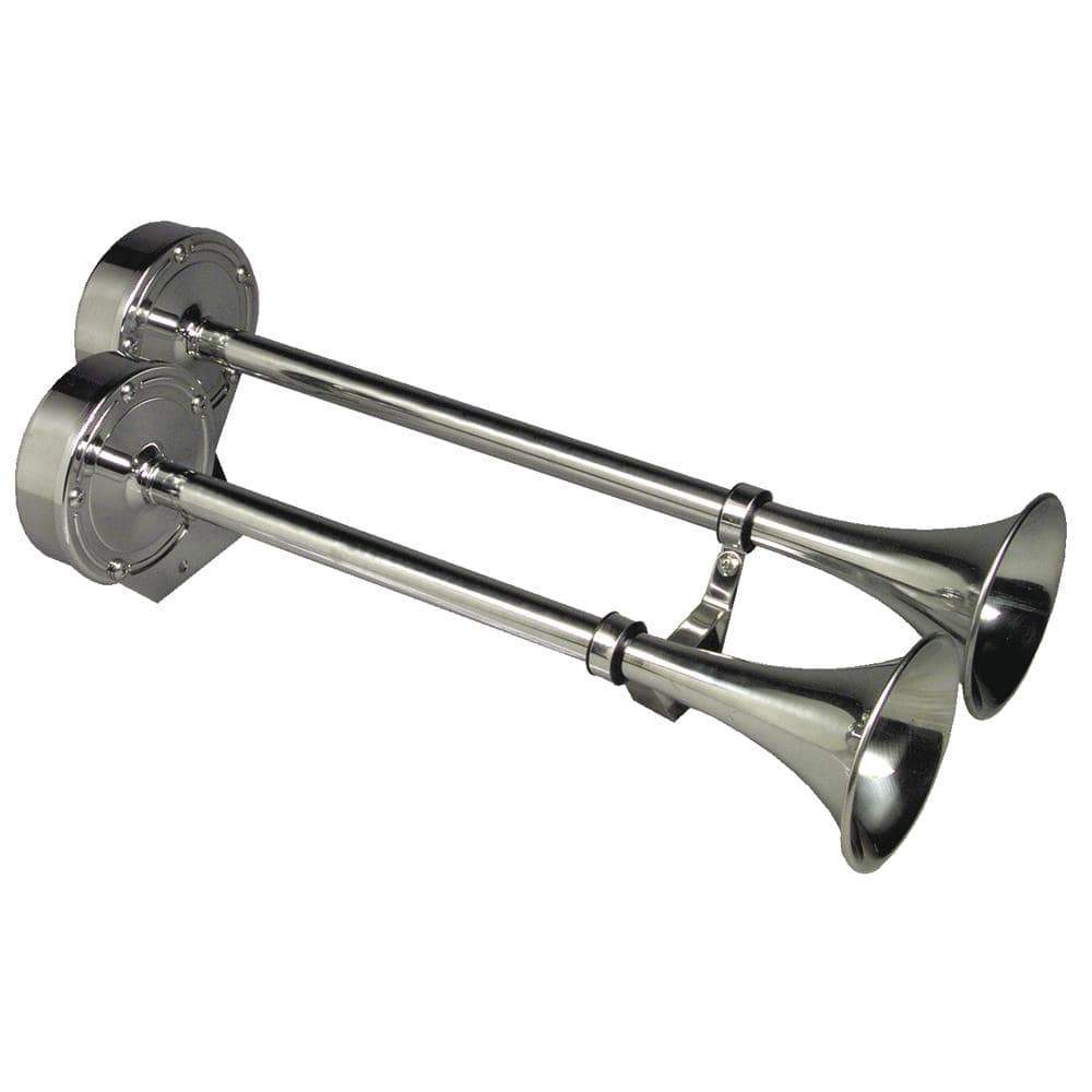 Ongaro Qualifies for Free Shipping Ongaro Deluxe SS Dual Trumpet Horn 24v #12428