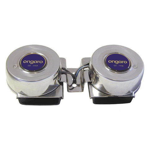 Ongaro Qualifies for Free Shipping Ongaro Mini Compact Dual Horn Stainless 10002