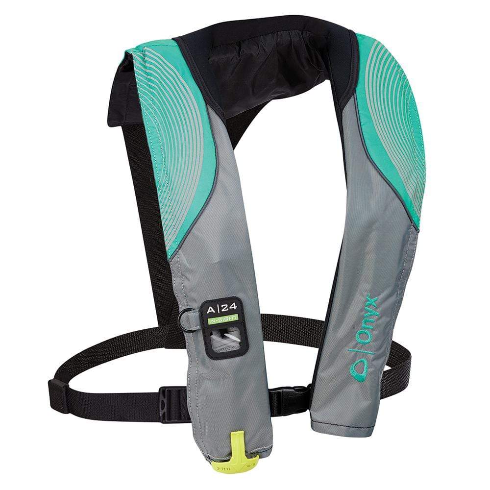 Onyx Outdoor Qualifies for Free Shipping Onyx A-24 In-Sight Auto Inflatable Life Jacket Aqua #133200-505-004-18