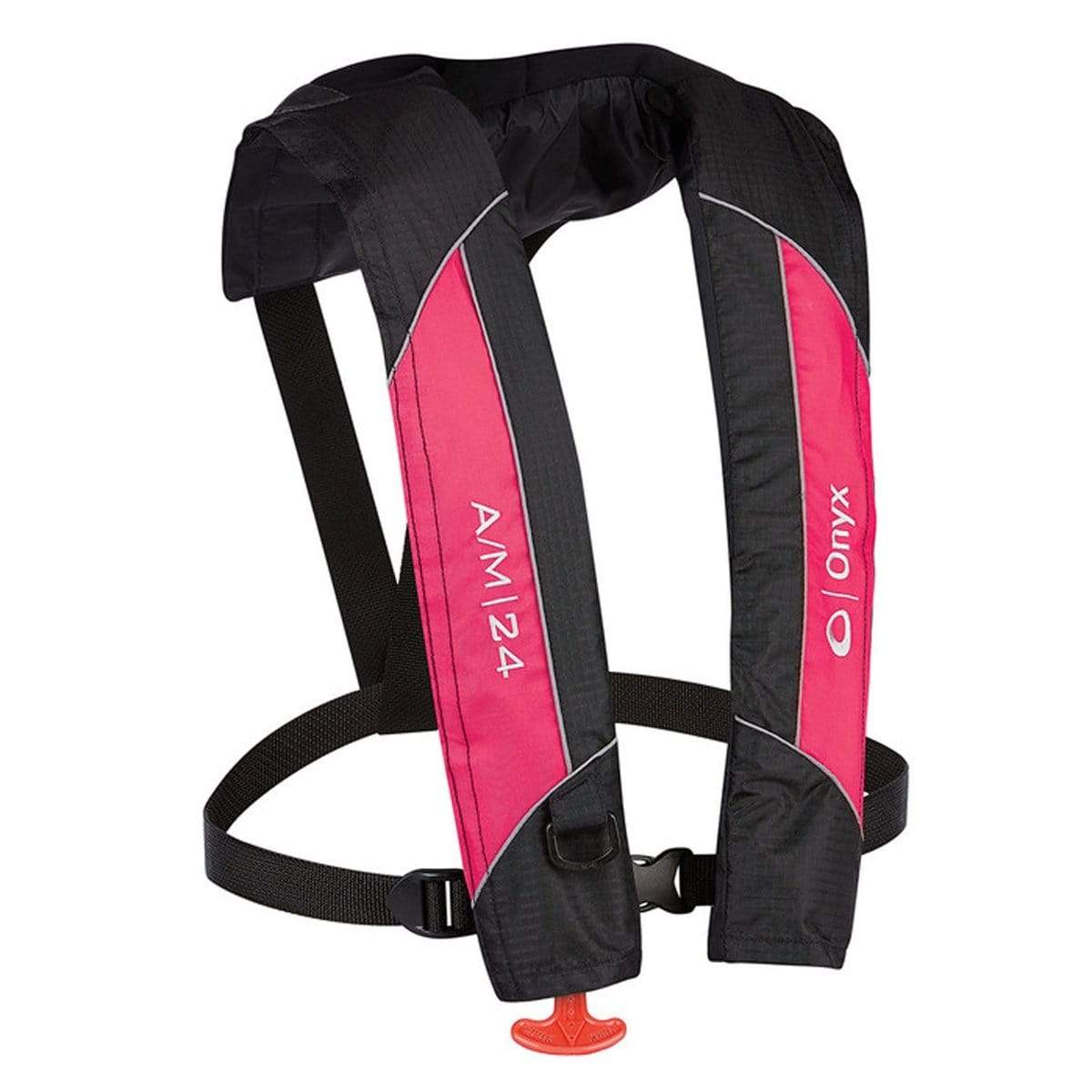 Onyx Outdoor Not Qualified for Free Shipping Onyx A/M-24 Auto/Manual Inflatable Jacket Gray/Red #132100-100-004-20