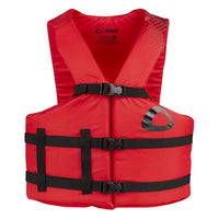 Onyx Adult Comfort General Purpose Vest Univ Red #103700-100-004-18