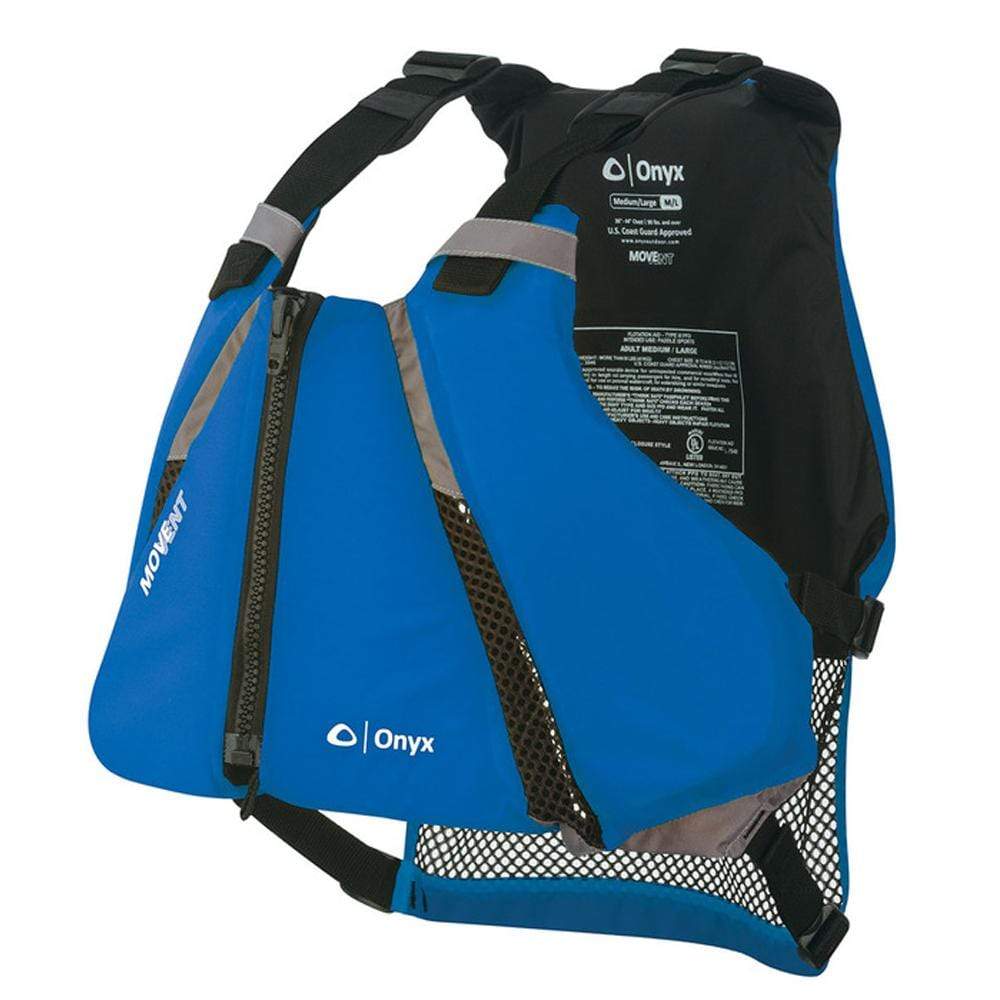 Onyx Outdoor Qualifies for Free Shipping Onyx Movement Curve Paddle Sports Life Vest XS/S Blue #122000-500-020-16