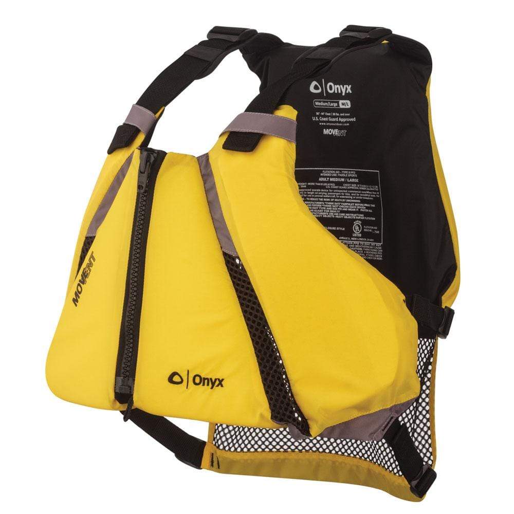 Onyx Outdoor Qualifies for Free Shipping Onyx Movevent Curve Paddle Sports Life Vest M/L #122000-300-040-14