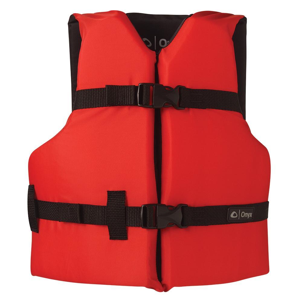 Onyx Outdoor Qualifies for Free Shipping Onyx Nylon Youth Life Jacket Red #103000-100-002-12