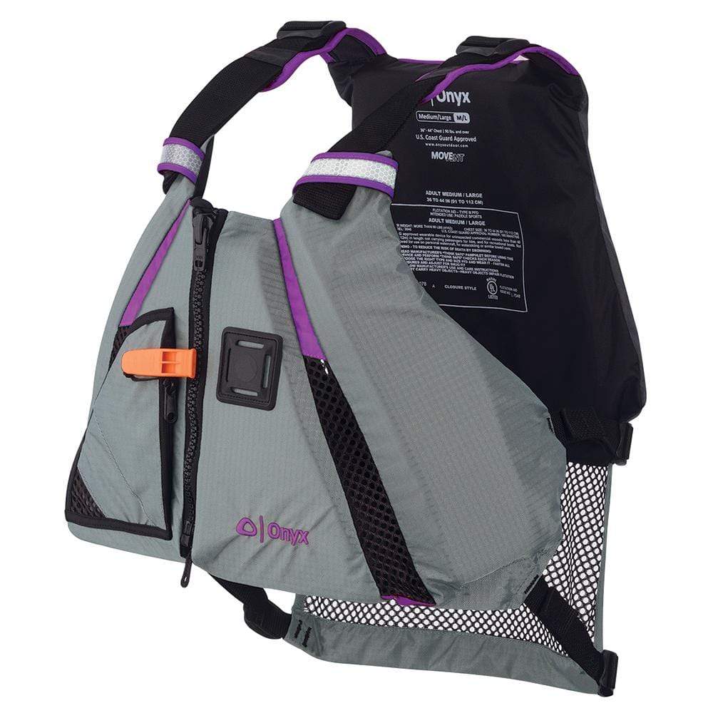 Onyx Outdoor Qualifies for Free Shipping Onyx Paddle Sports Life Vest XL/2XL Purple #122200-600-060-18