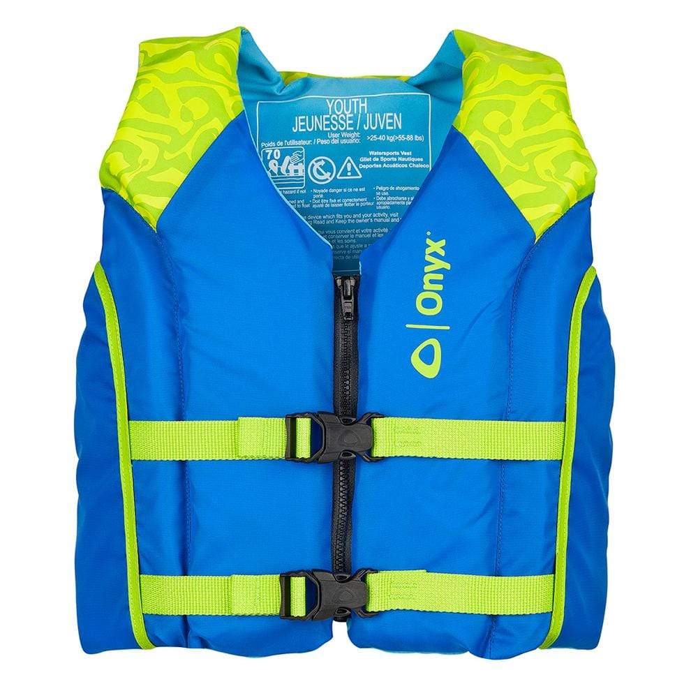 Onyx Outdoor Qualifies for Free Shipping Onyx Shoal All Adventure Youth Life Jacket Green #121000-400-002-21