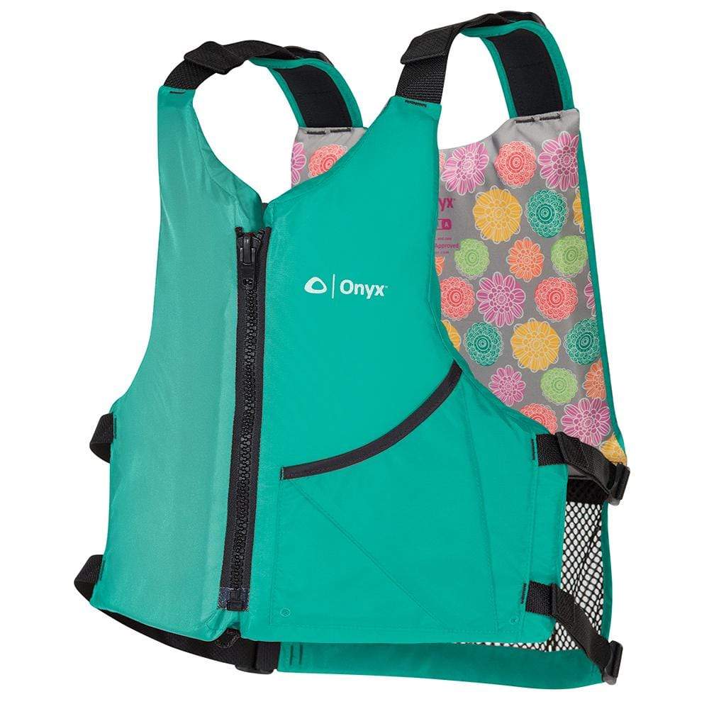 Onyx Outdoor Qualifies for Free Shipping Onyx Universal Paddle PFD Adult Universal Aqua #121900-505-004-19