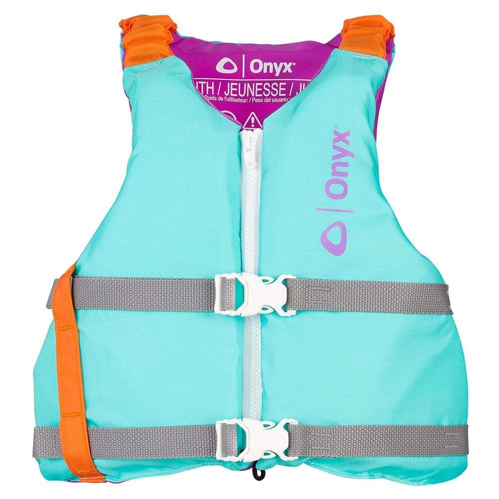 Onyx Outdoor Qualifies for Free Shipping Onyx Youth Universal Paddle Vest Aqua #121900-505-002-21