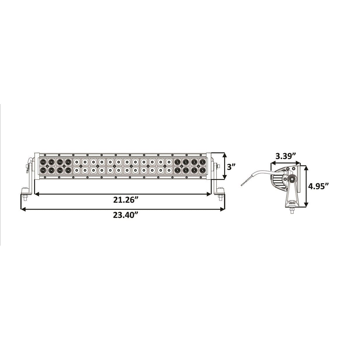 Optronics Qualifies for Free Shipping Optronics 22" Light Bar LED #UCL20CB
