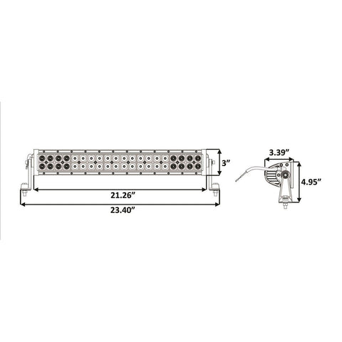 Optronics Qualifies for Free Shipping Optronics 22" Light Bar LED #UCL20CB