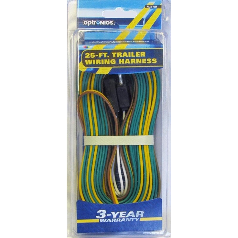 Optronics Qualifies for Free Shipping Optronics 25' Trailer Wring Harness Wishbone Style #A25WH