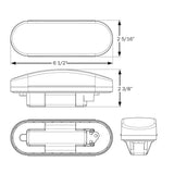 Optronics Qualifies for Free Shipping Optronics 6" Oval Red Tail Light Single #ST70RBP