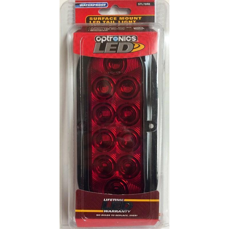 Optronics Qualifies for Free Shipping Optronics 6" Oval Sealed Surface Mount LED Light #STL78RK