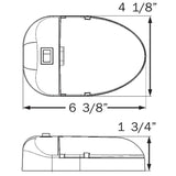 Optronics Qualifies for Free Shipping Optronics Interior RV Series Single Fixture with Switch #RVIL35P