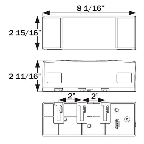 Optronics Qualifies for Free Shipping Optronics Kit Mirro Flex Low Profile LED #TLL-26RK