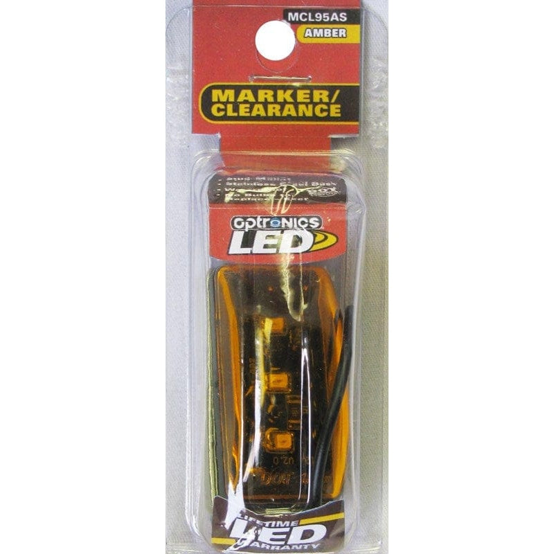 Optronics Qualifies for Free Shipping Optronics LED Amber Sealed Stud Mount Side Marker #MCL95AS
