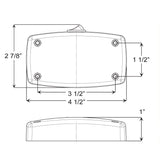 Optronics Qualifies for Free Shipping Optronics LED Dome Light Interior Low Profile #ILL22CFS