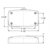 Optronics Qualifies for Free Shipping Optronics LED Dome Light Interior Low Profile #ILL22CFS