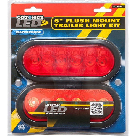 Optronics Qualifies for Free Shipping Optronics LED Fleet Count 6" Oval Sealed Tail Light Kit #TLL12RK
