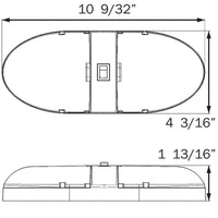 Optronics Qualifies for Free Shipping Optronics LED Interior Light RV Double Aero #RVILL34P