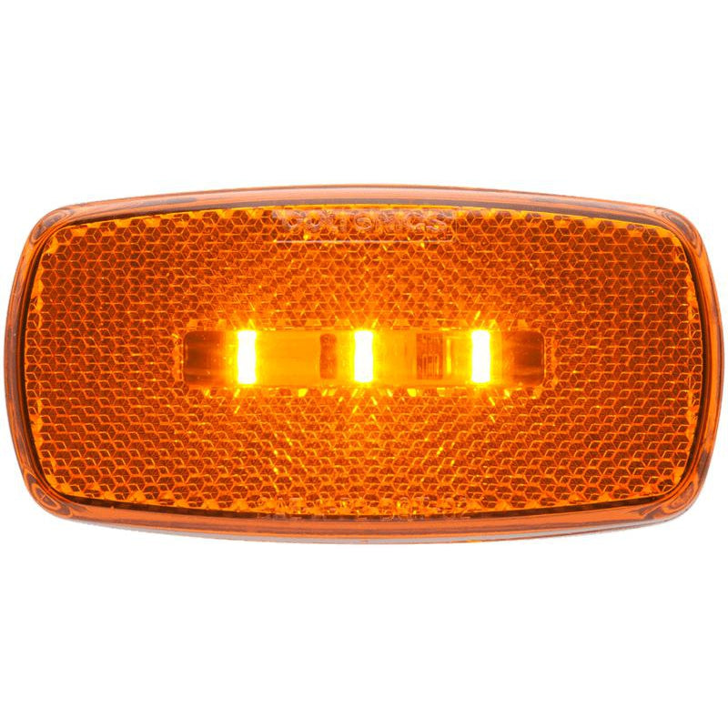 Optronics Qualifies for Free Shipping Optronics LED Marker Light Oval Black Base Amber #MCL32ABBP