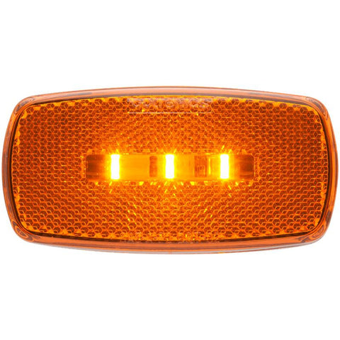 Optronics Qualifies for Free Shipping Optronics LED Marker Light Oval Black Base Amber #MCL32ABBP