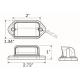 Optronics Qualifies for Free Shipping Optronics LED Mini Chrome License Retail #LPL31CS