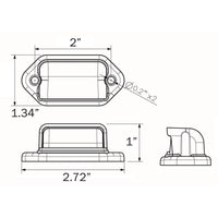 Optronics Qualifies for Free Shipping Optronics LED Mini Chrome License Retail #LPL31CS