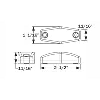 Optronics Qualifies for Free Shipping Optronics LED Mini Clearance/Marker Amber #MCL13A2BP