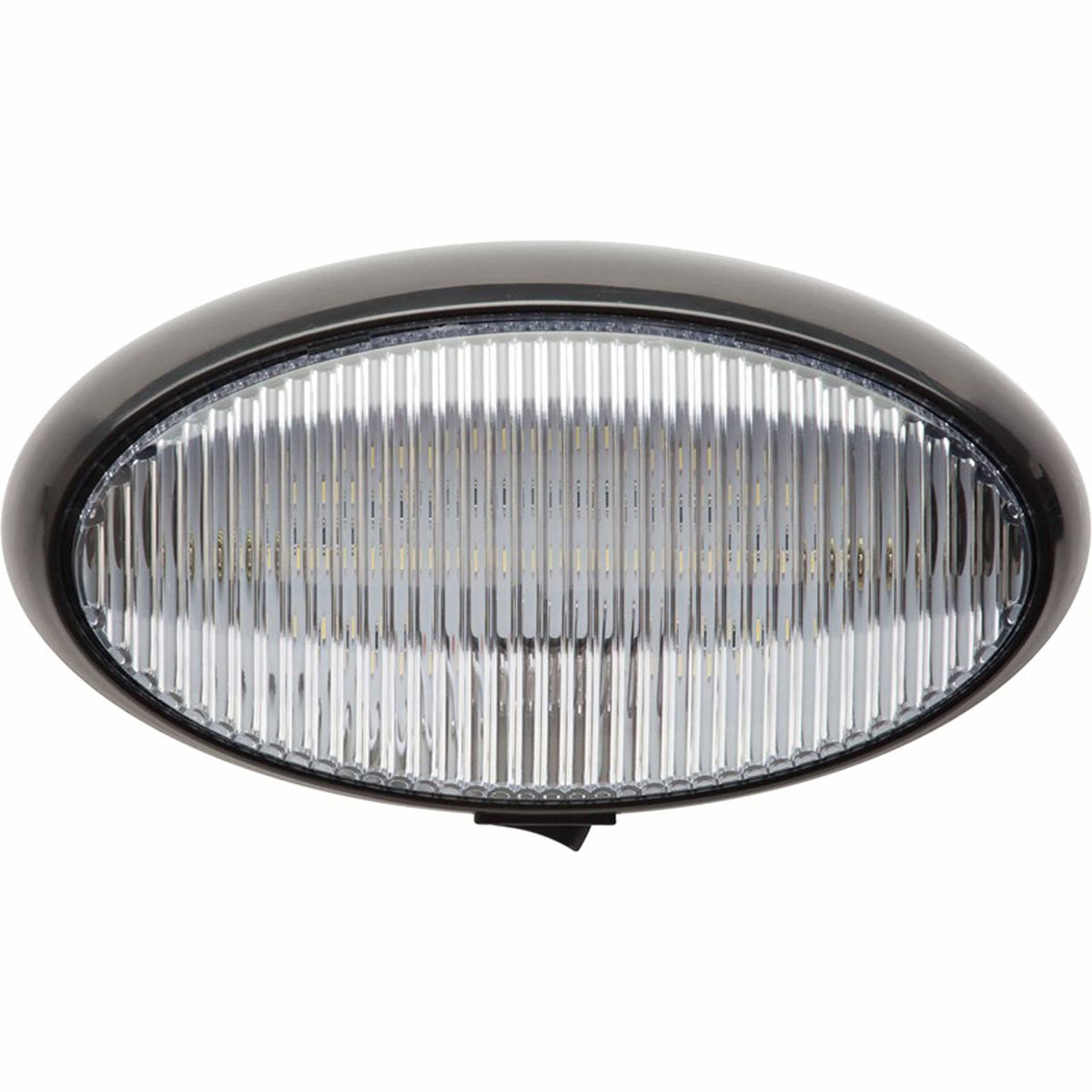 Optronics LED Oval Porch Light Black Housing #RVPLL11CFS