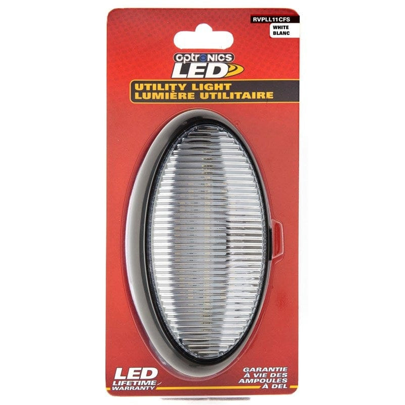 Optronics Qualifies for Free Shipping Optronics LED Oval Porch Light Black Housing #RVPLL11CFS
