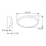 Optronics Qualifies for Free Shipping Optronics LED Oval Porch Light Black Housing #RVPLL11CFS