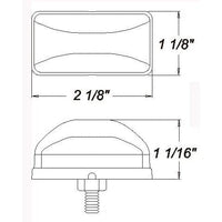 Optronics Qualifies for Free Shipping Optronics LED Red Sealed Stud Mount Side Marker #MCL95RS
