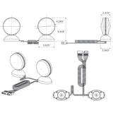 Optronics Qualifies for Free Shipping Optronics Magnetic Mount Towing Light Kit #TL22RK