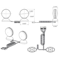 Optronics Qualifies for Free Shipping Optronics Magnetic Mount Towing Light Kit #TL22RK