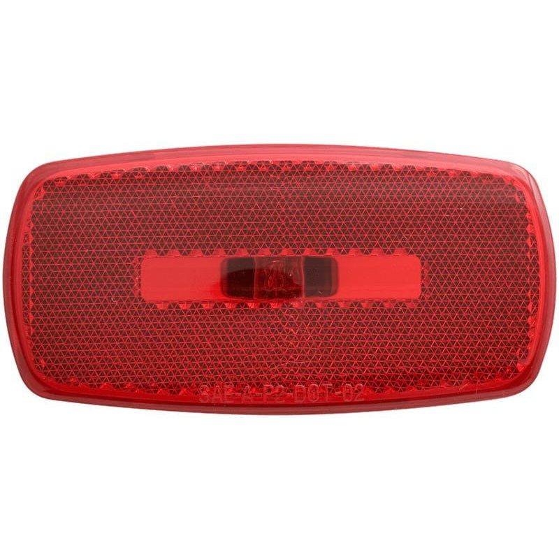 Optronics Qualifies for Free Shipping Optronics Marker Light Oval RV Black Base Red #MC32RBBP