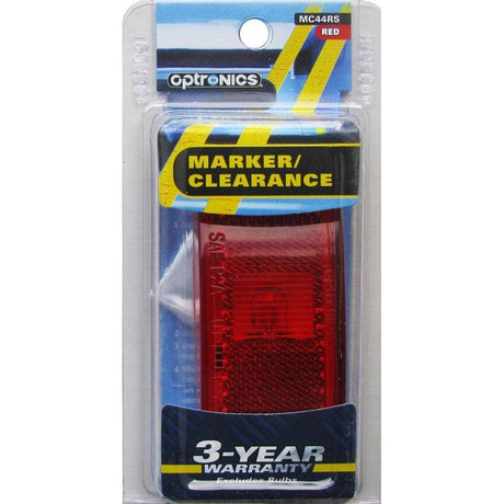 Optronics Qualifies for Free Shipping Optronics Marker Light Rect 2-wire Red #MC44RS