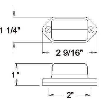 Optronics Qualifies for Free Shipping Optronics Mini Chrome-Plated License Plate Light #LP31CS