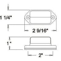 Optronics Qualifies for Free Shipping Optronics Mini Chrome-Plated License Plate Light #LP31CS