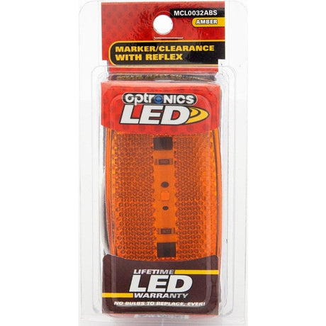 Optronics Qualifies for Free Shipping Optronics One LED Marker Light Oval Black Base #MCL0032ABS