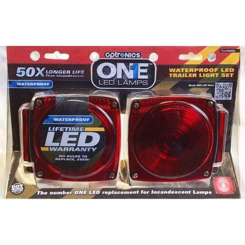 Optronics Qualifies for Free Shipping Optronics One Series LED Trailer Kit Square #TLL008RK
