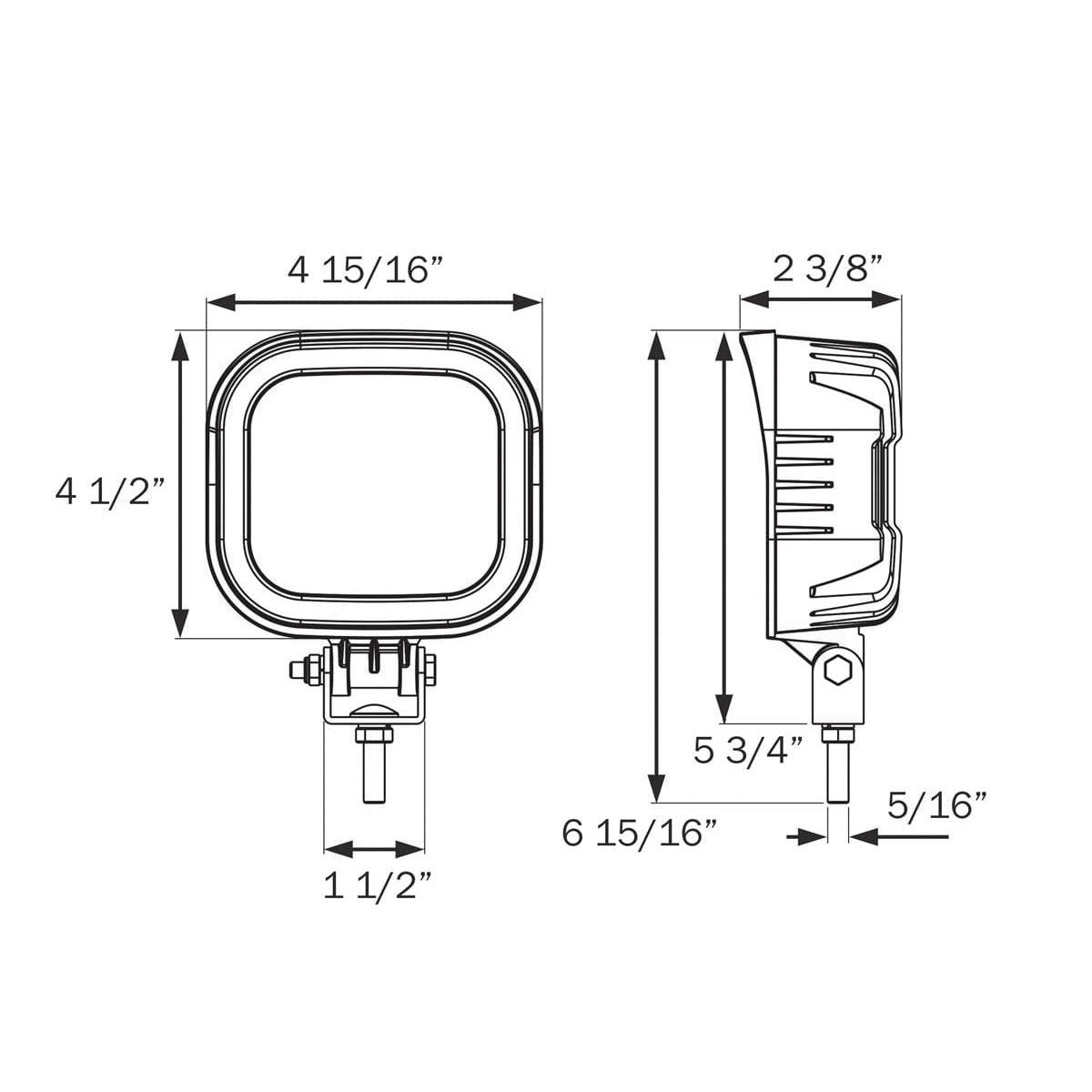 Optronics Qualifies for Free Shipping Optronics Optibrite 9 LED Work Light #TLL150FSL