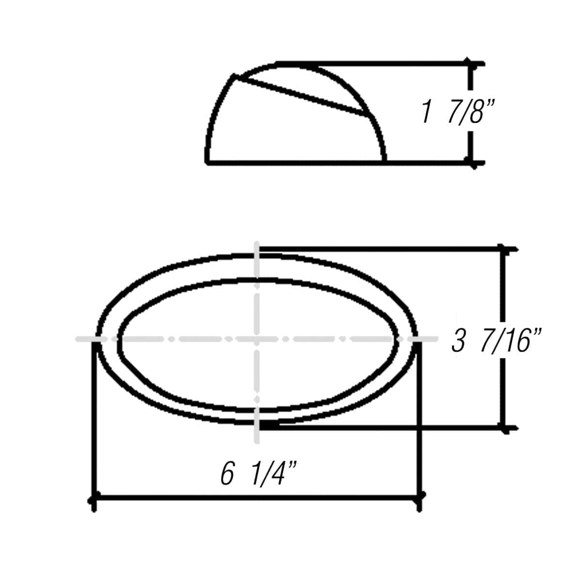 Optronics Qualifies for Free Shipping Optronics Porch Light Oval with Switch Clear #RVPL7CP