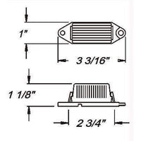 Optronics Qualifies for Free Shipping Optronics Red Mini Marker-Clearance Light #MC11RS