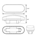 Optronics Qualifies for Free Shipping Optronics Sealed Tail Light 6" Red Oval Replaceme #ST70RS