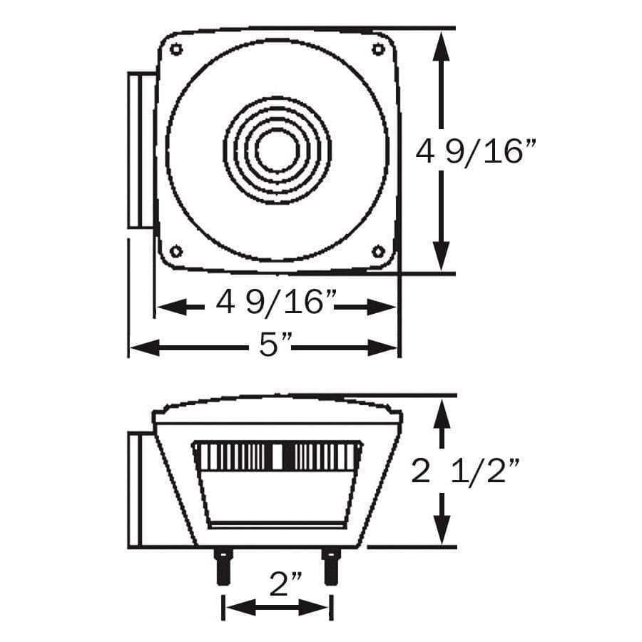Optronics Qualifies for Free Shipping Optronics Tail Light 6-Function Combo Stud Mount #ST8RS