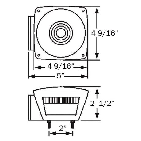 Optronics Qualifies for Free Shipping Optronics Tail Light 6-Function Combo Stud Mount #ST8RS