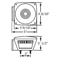 Optronics Qualifies for Free Shipping Optronics Tail Light 6-Function Combo Stud Mount #ST8RS